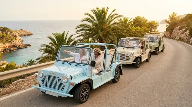 Zelf rijdende elektrische Kate-huur in Ibiza